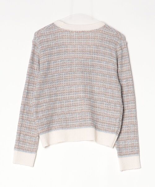 「SONA」 ニットカーディガン FREE アイボリー レディース_画像2