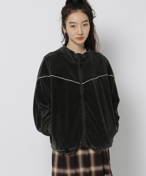 niko and…（ニコアンド） ブルゾン MEDIUM チャコール レディース