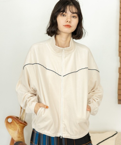 niko and…（ニコアンド） ブルゾン MEDIUM チャコール レディース