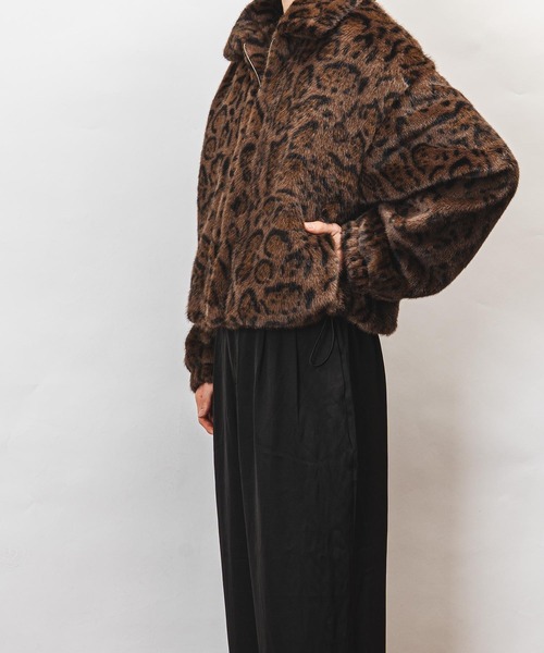 garsonwave（ギャルソンウェーブ） コート ジャケット ヒョウ柄