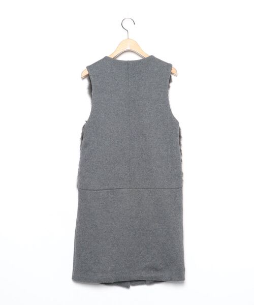 「TEVALT」 サロペットスカート 38 グレー レディース_画像2