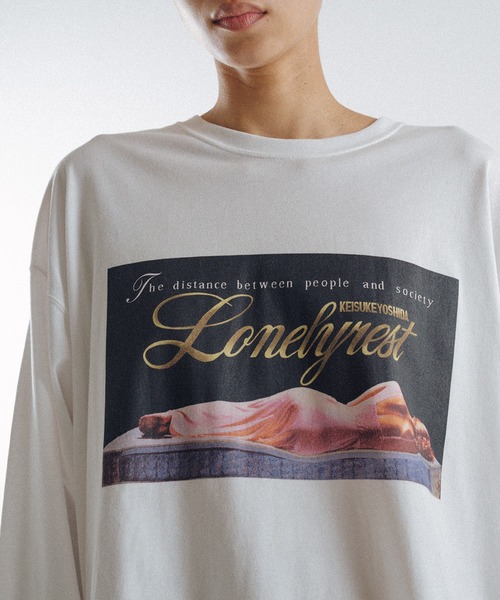 KEISUKE YOSHIDA Lonelyrest 長袖Tシャツ 男女兼用 tシャツ Lonelyrest Long Sleeve T Shirt レディース メンズ