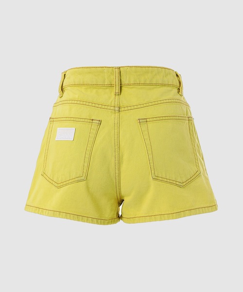 GANNI（ガニー） ショートパンツ 28 イエロー レディース : ZOZOTOWN