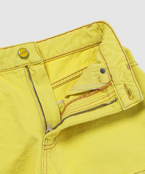 GANNI（ガニー） ショートパンツ 28 イエロー レディース : ZOZOTOWN
