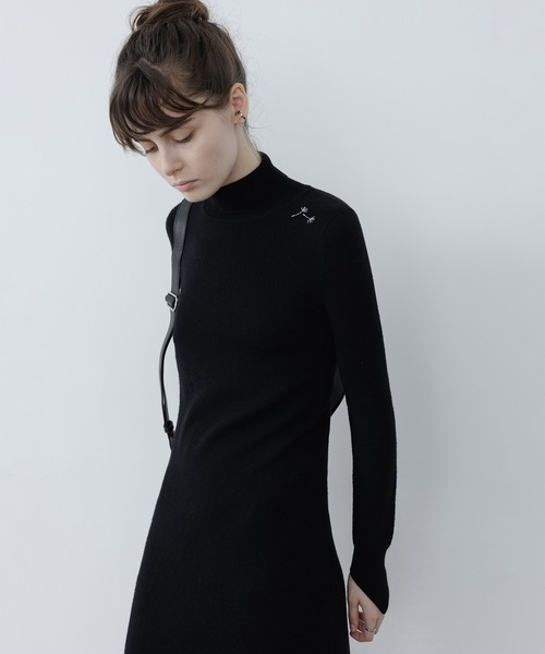 「EKCOOKIES」 ニットワンピース M ブラック レディース_画像5