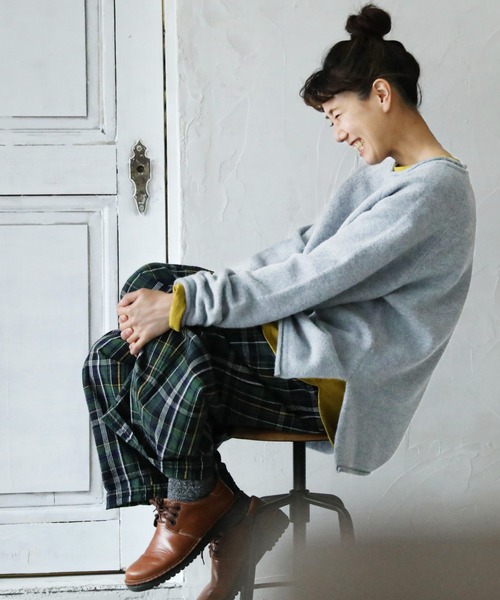 「soulberry」 長袖ニット M ブルー レディース_画像9