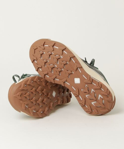 「PUMA」 ローカットスニーカー 22.0cm グリーン レディース_画像3