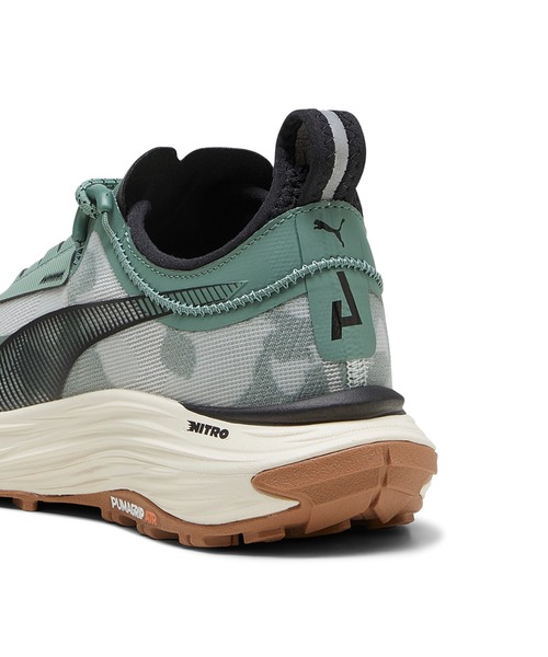 「PUMA」 ローカットスニーカー 22.0cm グリーン レディース_画像5