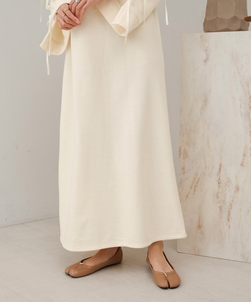 「Bab」 長袖ワンピース M ベージュ レディース_画像8