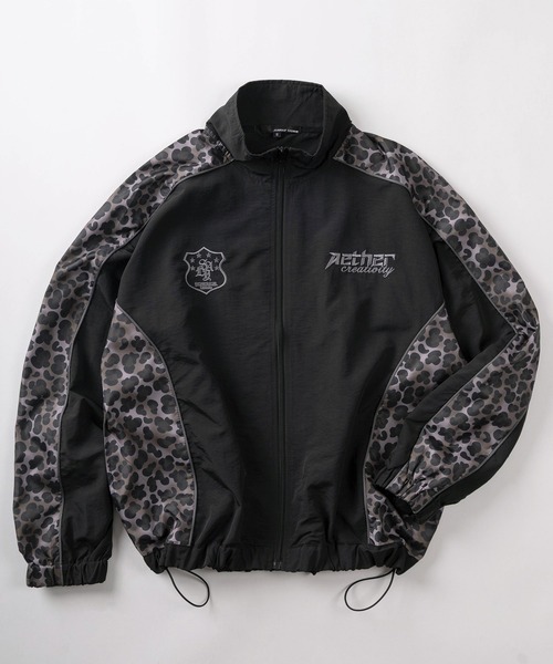 ブルゾン ジャンバー 「82」レオパード柄/カモフラ柄/チェック切替