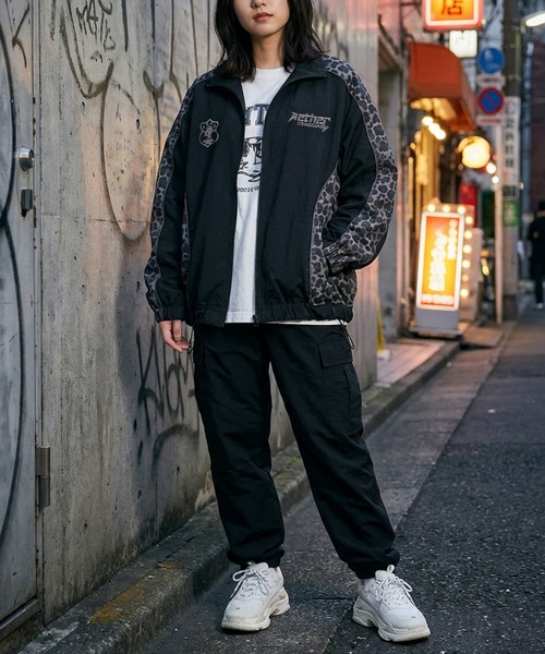 ブルゾン ジャンバー 「82」レオパード柄/カモフラ柄/チェック切替