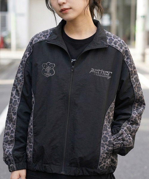 ブルゾン ジャンバー 「82」レオパード柄/カモフラ柄/チェック切替