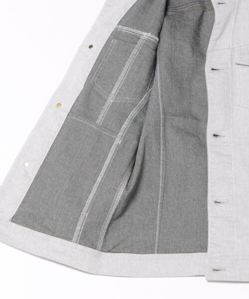 「HIDEAWAYS NICOLE」 デニムジャケット LARGE インディゴブルー メンズ_画像3