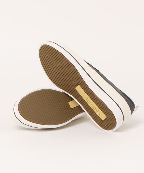 「Bussola」 スリッポン 35 アイボリー レディース_画像3