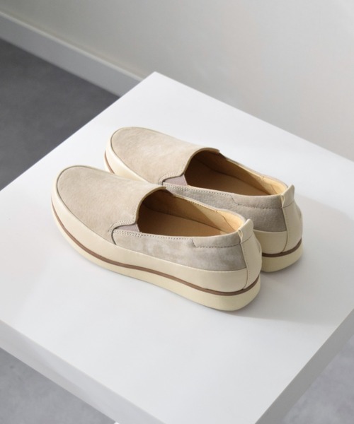 「Bussola」 スリッポン 35 アイボリー レディース_画像8