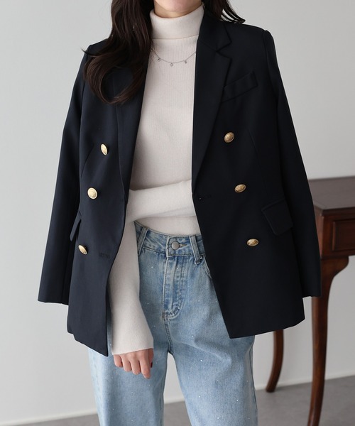 BLUEEAST（ブルーイースト） テーラードジャケット MEDIUM ネイビー