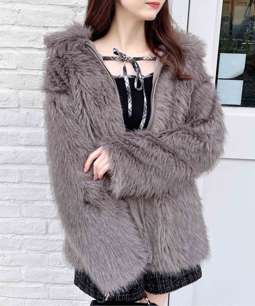 INGNI（イング） ステンカラーコート コート ステンカラーエコファー