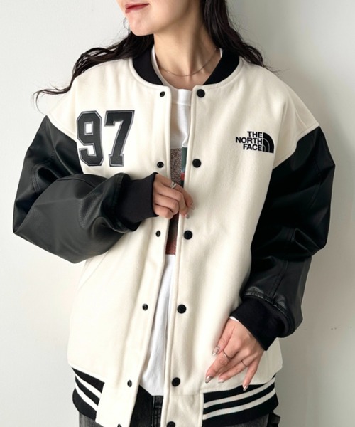 ノースフェイスTHE NORTH FACE ホワイト スタジャンブルゾン新品 THE NORTH FACE（ザ ノースフェイス） ブルゾン アウター 国内未発売