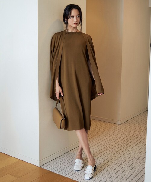 「ICB」 ニットカーディガン X-SMALL ブラウン レディース_画像2