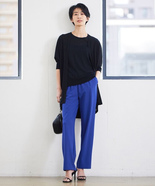 「ICB」 ニットカーディガン X-SMALL ブラウン レディース_画像3