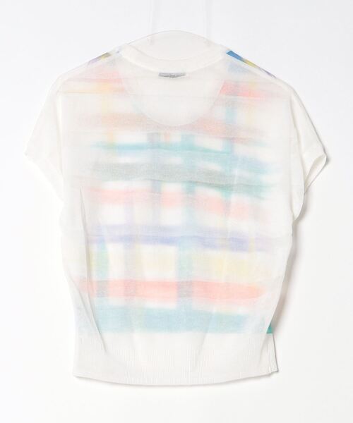「TSUMORI CHISATO」 半袖ニット 02 ホワイト レディース_画像2