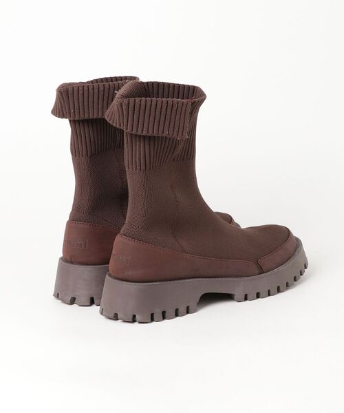 「emmi」 ショートブーツ - ブラウン レディース_画像2