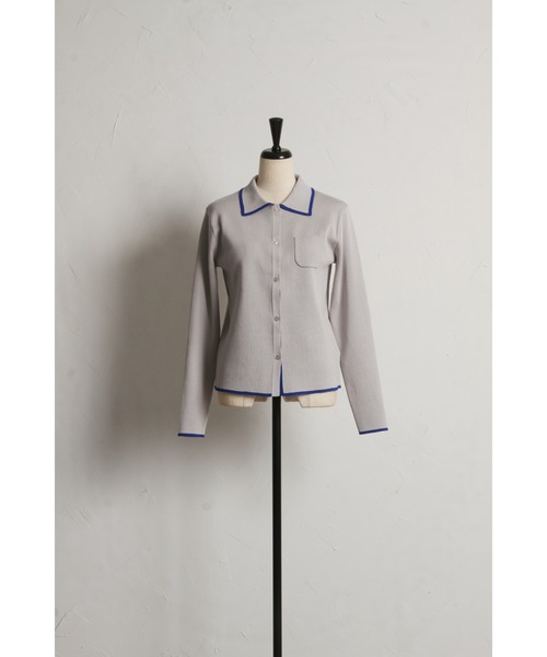 「&. NOSTALGIA」 ニットカーディガン M ブラウン レディース_画像4