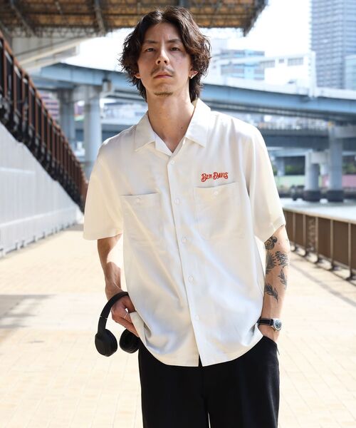BEN DAVIS（ベンデイビス） シャツ 半袖 「」SOUVENIR EMB O/C SHIRT