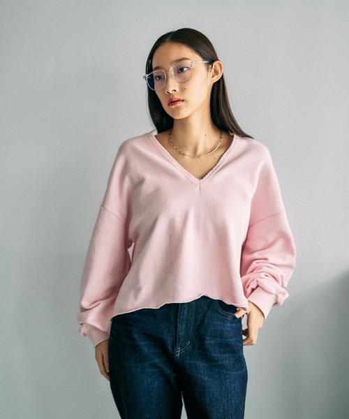 LEPSIM（レプシィム） tシャツ 深スリットプルオーバー 639513