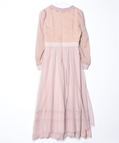 「emiriawiz」 長袖ワンピース MEDIUM ピンクベージュ レディース_画像2