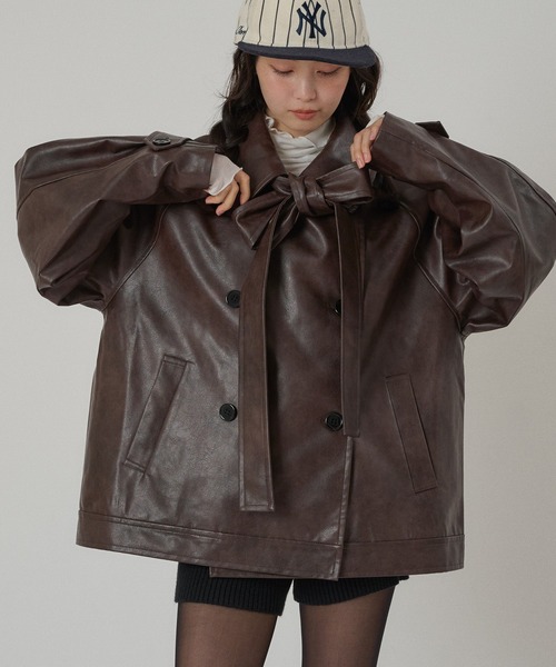 MUHET（ミュエータ） トレンチコート コート belted short trench