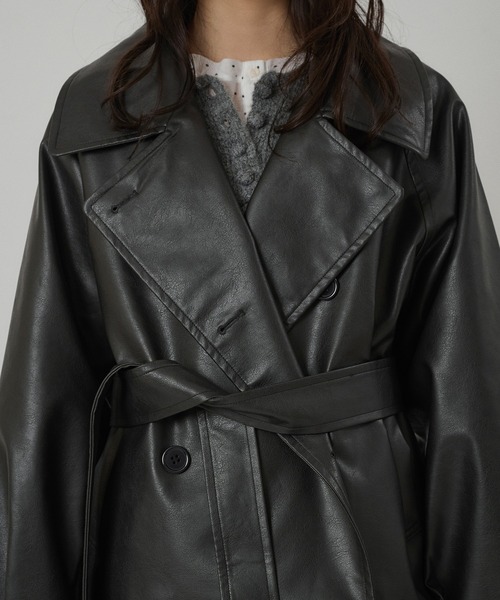 MUHET（ミュエータ） トレンチコート コート belted short trench