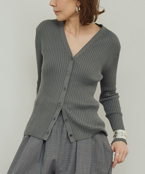 VERMEIL par iena（ヴェルメイユパーイエナ） カーディガン イタリア糸