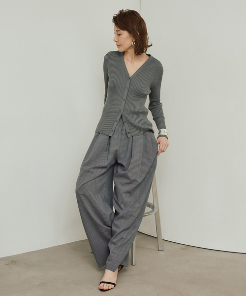 VERMEIL par iena（ヴェルメイユパーイエナ） カーディガン イタリア糸