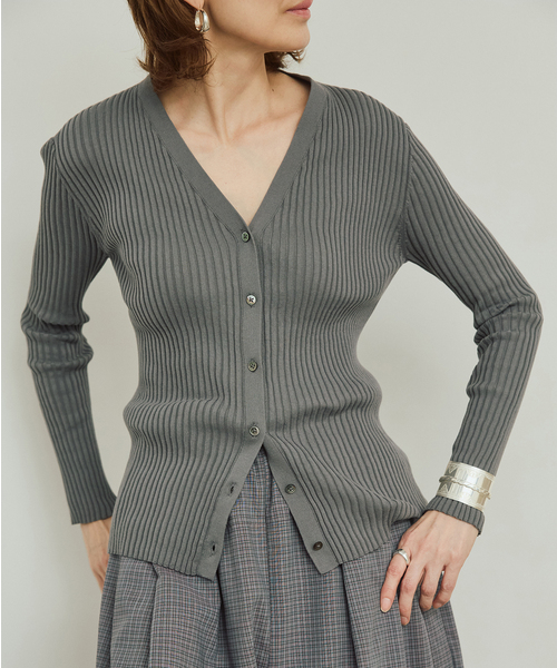 VERMEIL par iena（ヴェルメイユパーイエナ） カーディガン イタリア糸