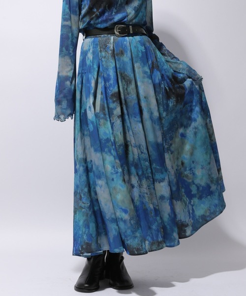 「HARE」 フレアスカート FREE イエロー系その他 レディース_画像5