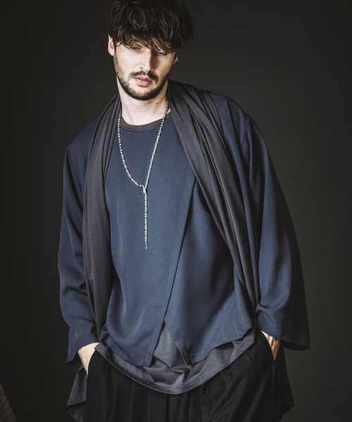 NO ID.（ノーアイディー） カーディガン 「NO ID.」Back Slit Multi