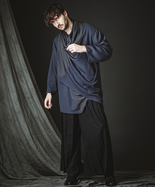 NO ID.（ノーアイディー） カーディガン 「NO ID.」Back Slit Multi