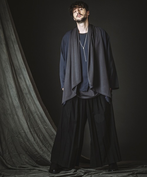 NO ID.（ノーアイディー） カーディガン 「NO ID.」Back Slit Multi