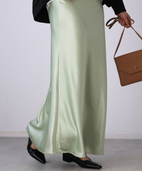 「Ehre style」 ロングスカート M アイボリー レディース_画像2