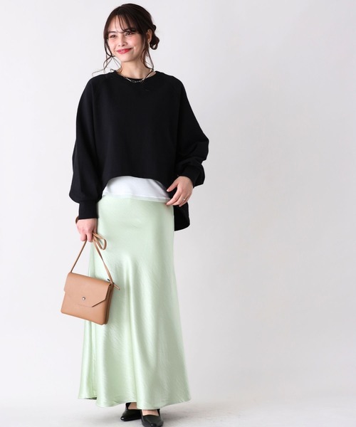 「Ehre style」 ロングスカート M アイボリー レディース_画像4