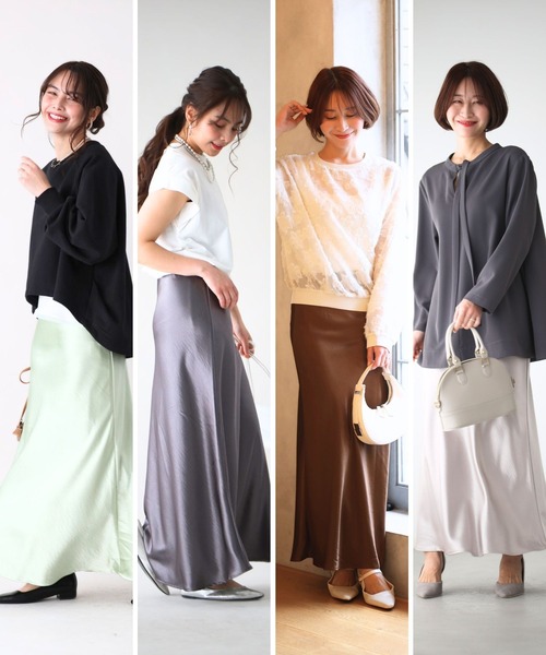 「Ehre style」 ロングスカート M アイボリー レディース_画像8