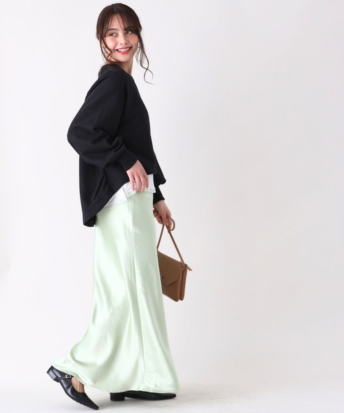 「Ehre style」 ロングスカート M アイボリー レディース_画像9