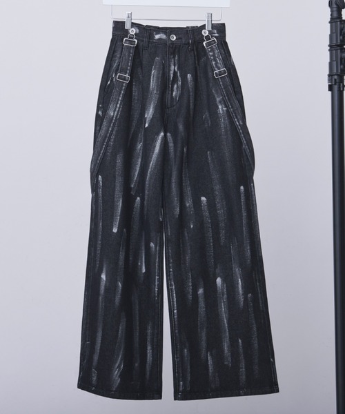 「Ellno Loset」 デニムパンツ SMALL ブラック メンズ