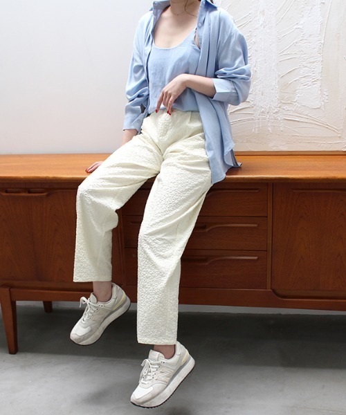 「MODE ROBE」 長袖シャツ FREE ベージュ レディース_画像8