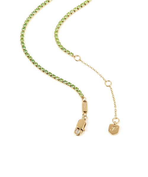 「FOSSIL」 ネックレス FREE グリーン レディース
