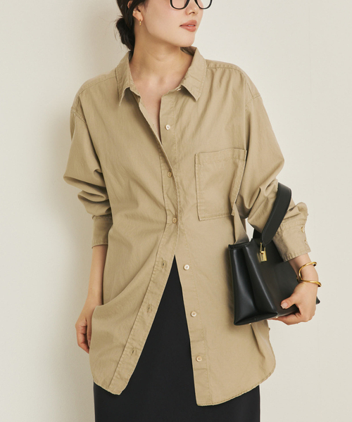 plage（プラージュ） ブラウス シャツ vintage like wash シャツ 
