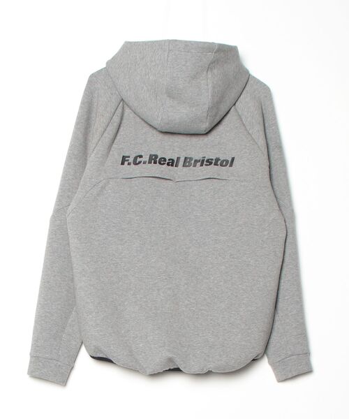 Bristol グレー パーカー F.C.Real Bristol（エフシーレアルブリストル） 「F.C.R.B.」 ジップ