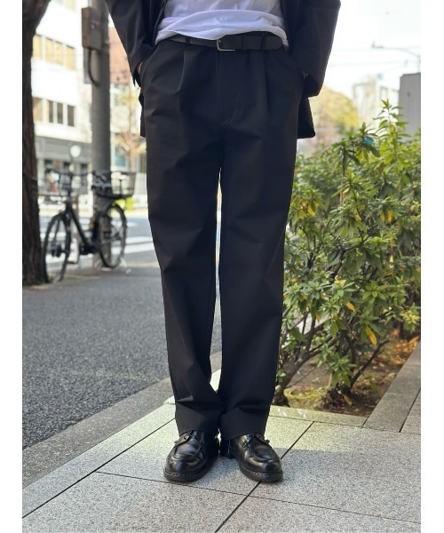 スラックス ESTNATION / 1プリーツ トラウザー「TECLOR」 メンズの画像