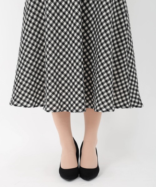 【新品】今季　ストロベリーフィールズ　ギンガムチェックワンピース STRAWBERRY-FIELDS（ストロベリーフィールズ） ワンピース シア